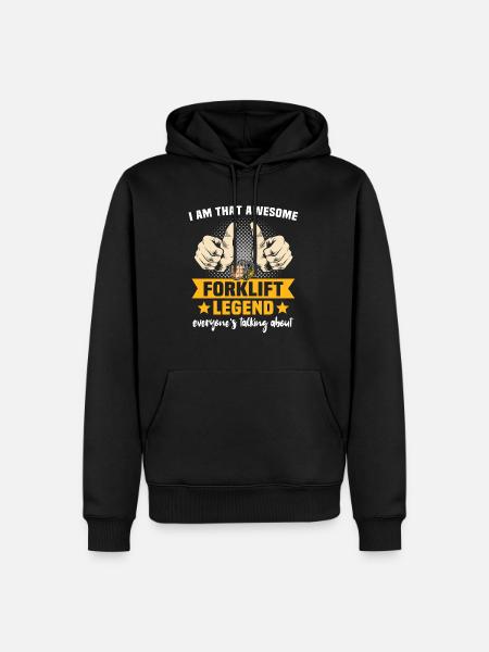 Forklift Forklift - Men’s Premium Organic Hoodie - black