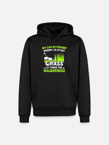 Lawn mowers Lawn mowing - Men’s Premium Organic Hoodie - black