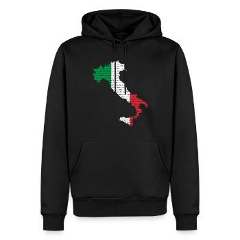 Italien viele sprachen - Männer Premium Bio Hoodie - Schwarz - Vorne - Nico (187cm)