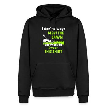 Lawn mowers Gasoline mowers Lawn mowing - Men’s Premium Organic Hoodie - black - Front - Nico (187cm)