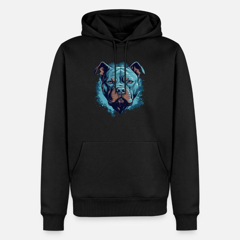 Pitbull - Sweat à capuche Premium bio Homme - noir