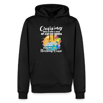 Cruise Birthday Birthday Cruise - Men’s Premium Organic Hoodie - black - Front - Nico (187cm)