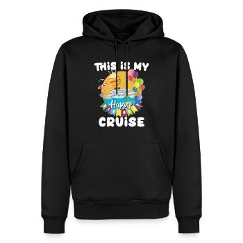 Kreuzfahrt Geburtstag Seereise - Männer Premium Bio Hoodie - Schwarz - Vorne - Nico (187cm)