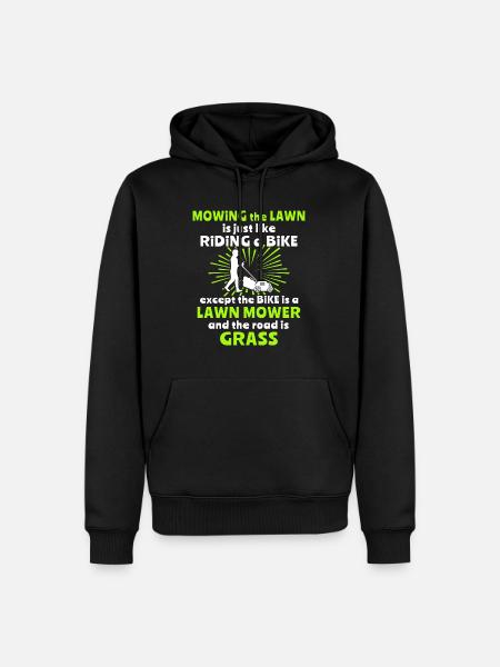 Lawn mowers Lawn mowing - Men’s Premium Organic Hoodie - black