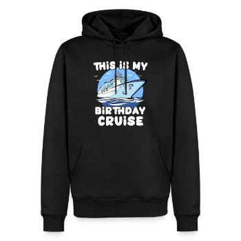 Cruise Birthday - Men’s Premium Organic Hoodie - black - Front - Nico (187cm)