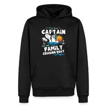 Kreuzfahrt - Männer Premium Bio Hoodie - Schwarz - Vorne - Nico (187cm)