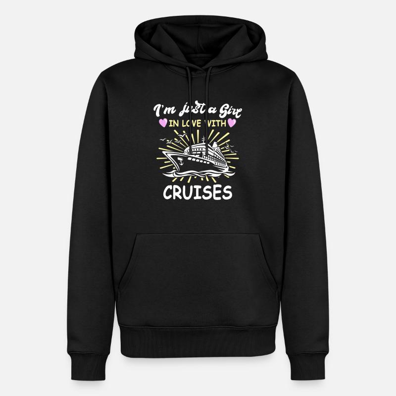 Fille de croisière - Sweat à capuche Premium bio Homme - noir