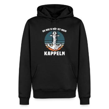 Kappeln Kappelner Spruch - Männer Premium Bio Hoodie - Schwarz - Vorne - Nico (187cm)
