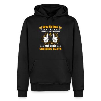Kreuzfahrt - Männer Premium Bio Hoodie - Schwarz - Vorne - Nico (187cm)