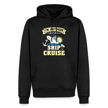 Kreuzfahrt - Männer Premium Bio Hoodie - Schwarz - Vorne - Nico (187cm)