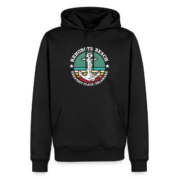 Rehoboth Beach Delaware - Männer Premium Bio Hoodie - Schwarz - Vorne - Nico (187cm)