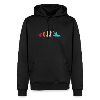 Kayaking Evolution Kayak - Männer Premium Bio Hoodie - Schwarz - Vorne - Nico (187cm)