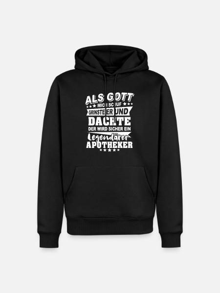 Apotheker - Männer Premium Bio Hoodie - Schwarz
