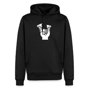 Bagger Fahren Baggerfahrer - Männer Premium Bio Hoodie - Schwarz - Vorne - Nico (187cm)