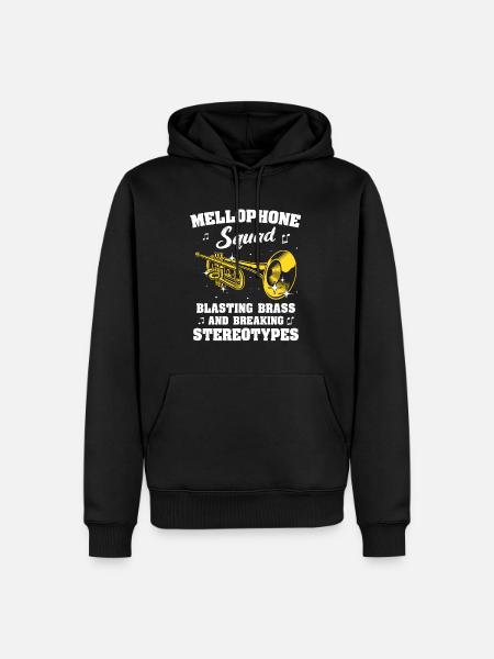 Mellophonist - Men’s Premium Organic Hoodie - black