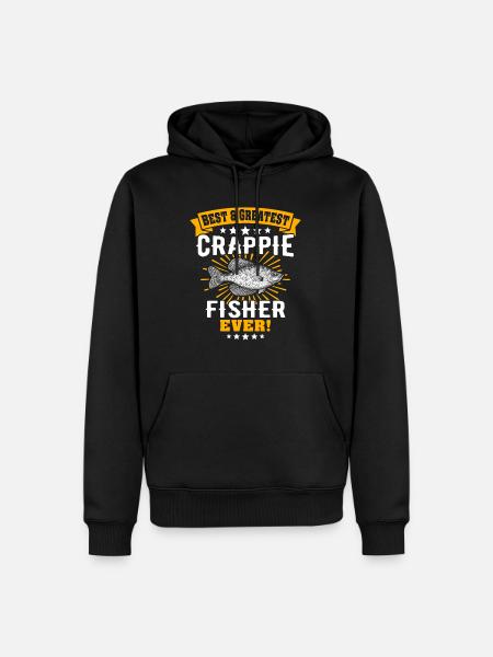 Sonnenbarsch Barsch Crappie Fishing - Männer Premium Bio Hoodie - Schwarz