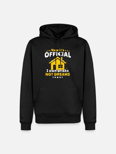 Hausbesitzer Homeowner - Men’s Premium Organic Hoodie - black