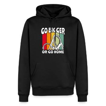 Achterbahn Achterbahnfahrer - Männer Premium Bio Hoodie - Schwarz - Vorne - Nico (187cm)