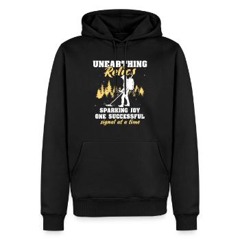 Dirt Fishing Metalldetektor Sondeln - Männer Premium Bio Hoodie - Schwarz - Vorne - Nico (187cm)