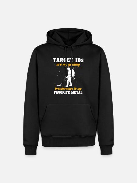 Metal detector - Men’s Premium Organic Hoodie - black