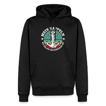 Kappeln Urlaub - Männer Premium Bio Hoodie - Schwarz - Vorne - Nico (187cm)