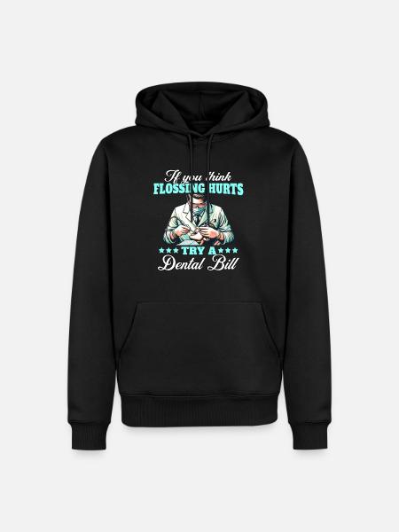 Dentiste Dentist - Sweat à capuche Premium bio Homme - noir
