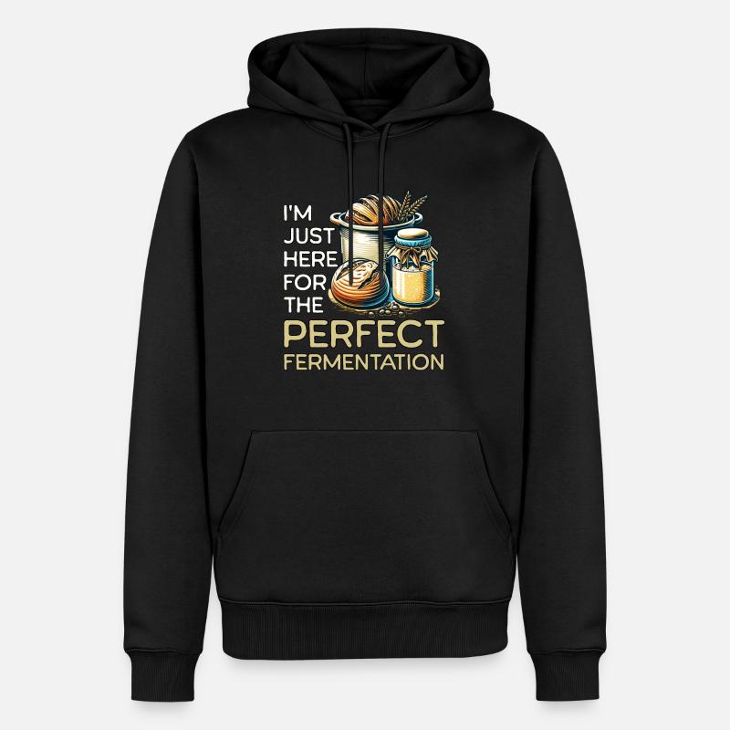 Sauerteig Fermantation - Männer Premium Bio Hoodie - Schwarz