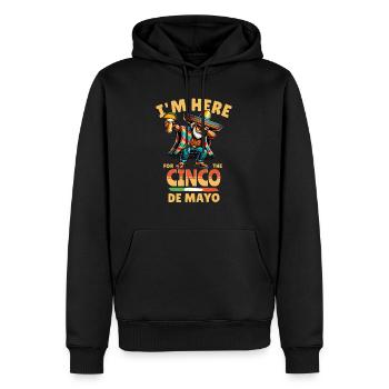 Cinco De Mayo - Sweat à capuche Premium bio Homme - noir - Devant - Nico (187cm)
