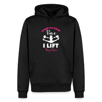 Cheerleader Cheerleading - Männer Premium Bio Hoodie - Schwarz - Vorne - Nico (187cm)