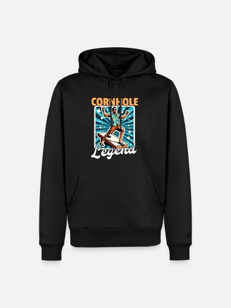 Cornhole Sacklock - Men’s Premium Organic Hoodie - black