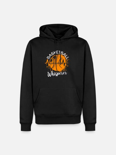 Basketball Whisperer - Men’s Premium Organic Hoodie - black