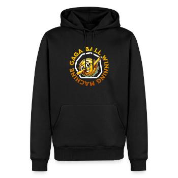 Gaga Ball Gagnant - Sweat à capuche Premium bio Homme - noir - Devant - Nico (187cm)