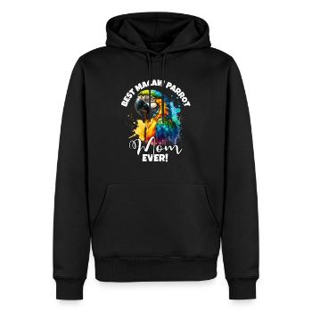 Beste Macaw Parrot Mama - Männer Premium Bio Hoodie - Schwarz - Vorne - Nico (187cm)