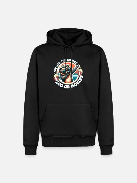 Marderbär Spruch - Men’s Premium Organic Hoodie - black