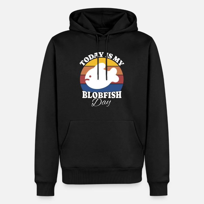 Blobfisch Blobfish - Sweat à capuche Premium bio Homme - noir