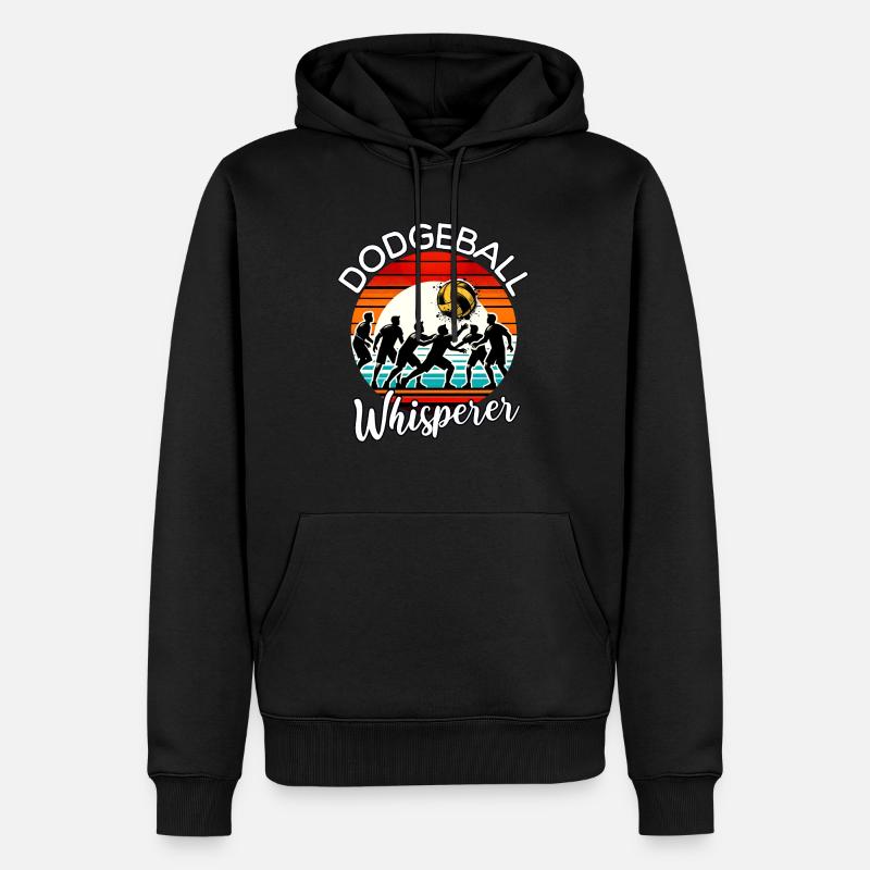 Dodgeball - Männer Premium Bio Hoodie - Schwarz