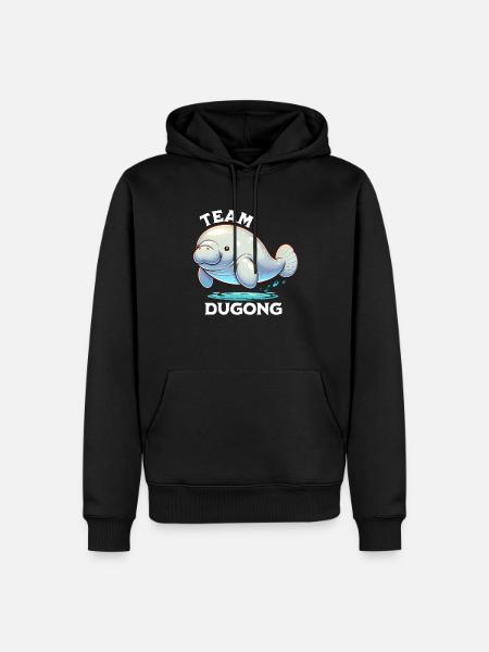 Dugong Team Manatee - Men’s Premium Organic Hoodie - black
