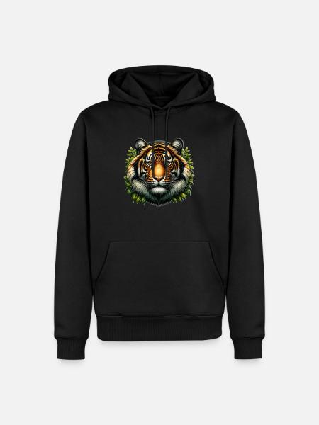 Malaysia Tiger - Men’s Premium Organic Hoodie - black