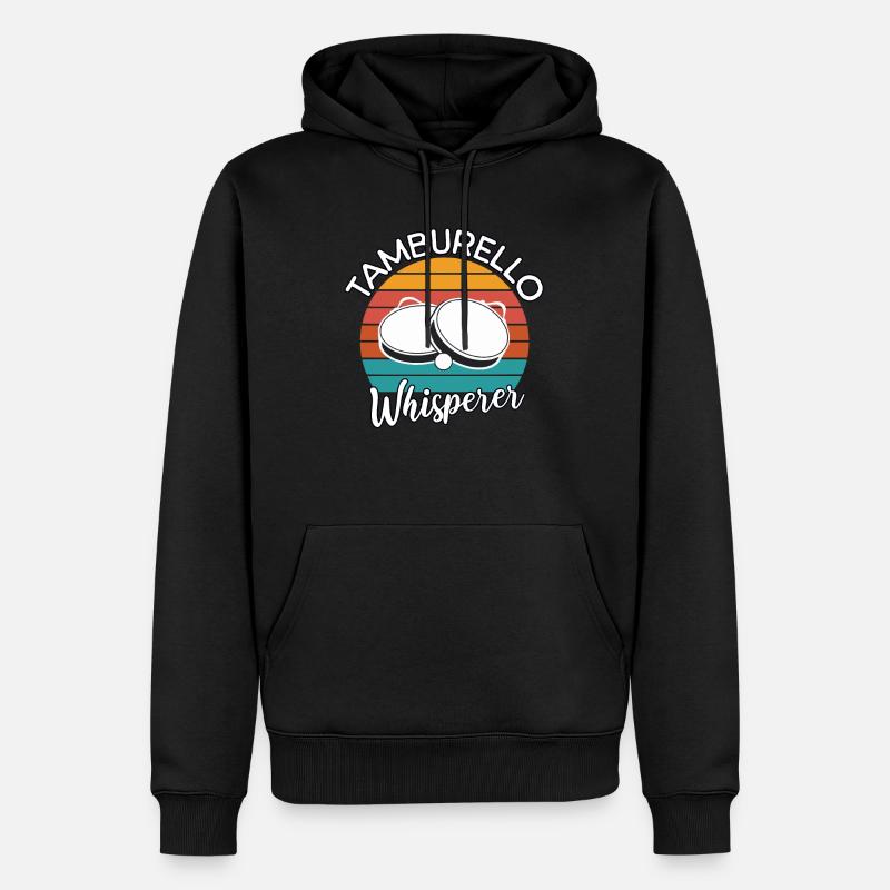 Tamburello Flüsterer - Männer Premium Bio Hoodie - Schwarz