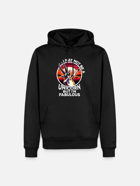 Saiga Antelope Saying Saiga Antelope - Men’s Premium Organic Hoodie - black
