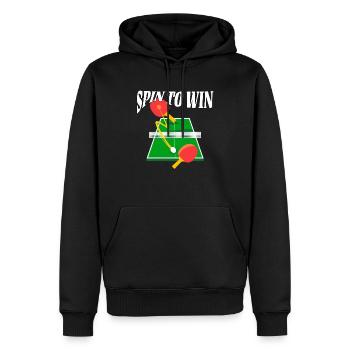 Ping Pong Tischtennis - Männer Premium Bio Hoodie - Schwarz - Vorne - Nico (187cm)