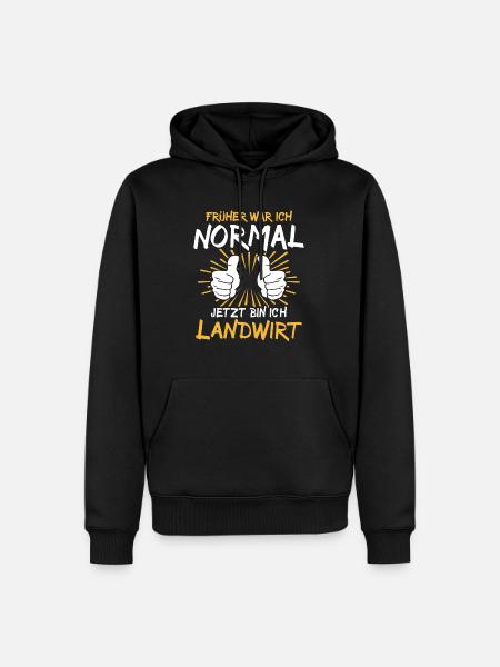 Farmer Saying - Men’s Premium Organic Hoodie - black