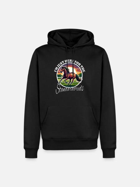 Lustige Traber Sprüche - Männer Premium Bio Hoodie - Schwarz