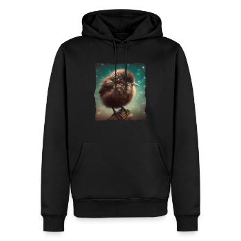 Kiwi Bird Kiwi Vogel - Männer Premium Bio Hoodie - Schwarz - Vorne - Nico (187cm)