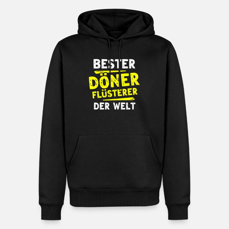 Döner Geschenk - Männer Premium Bio Hoodie - Schwarz