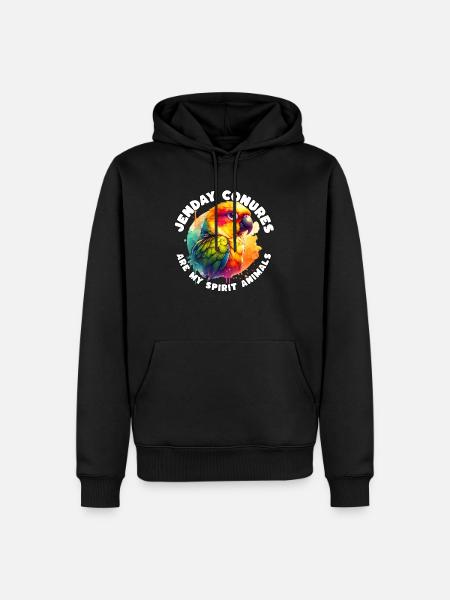 Funny Yellow-headed Parakeet Sayings - Men’s Premium Organic Hoodie - black