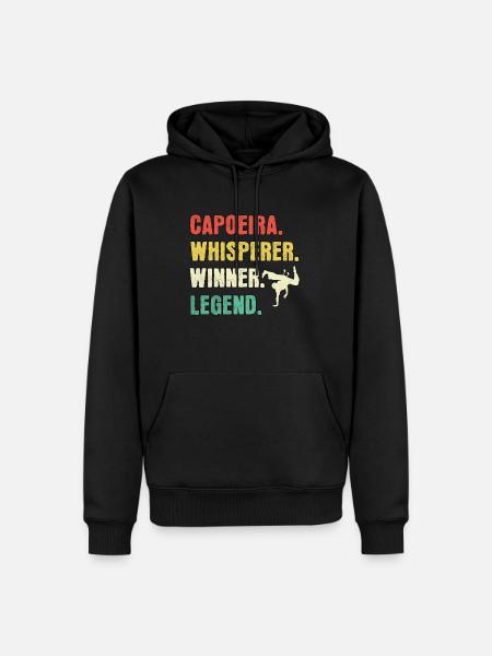 Capoeira Whisperer Capoeira Legend - Men’s Premium Organic Hoodie - black