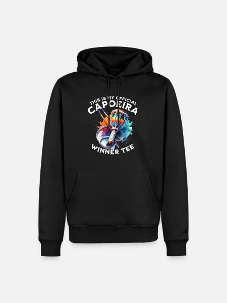 Capoeira Player - Men’s Premium Organic Hoodie - black
