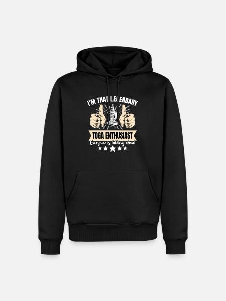 Legendary Toga - Men’s Premium Organic Hoodie - black