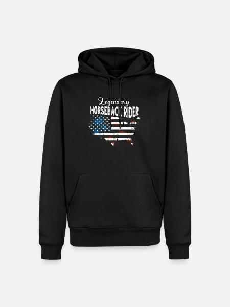 Rider Rider US - Men’s Premium Organic Hoodie - black
